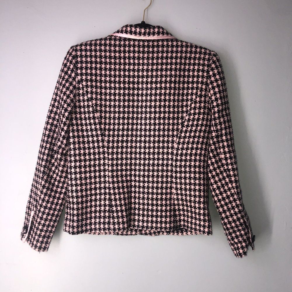 SPENSER JEREMY Blazer Jacket sz 4 Pink/Black Casual - Picture 4 of 16